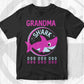 Grandma Shark T shirt Design In Png Svg Cutting Printable Files