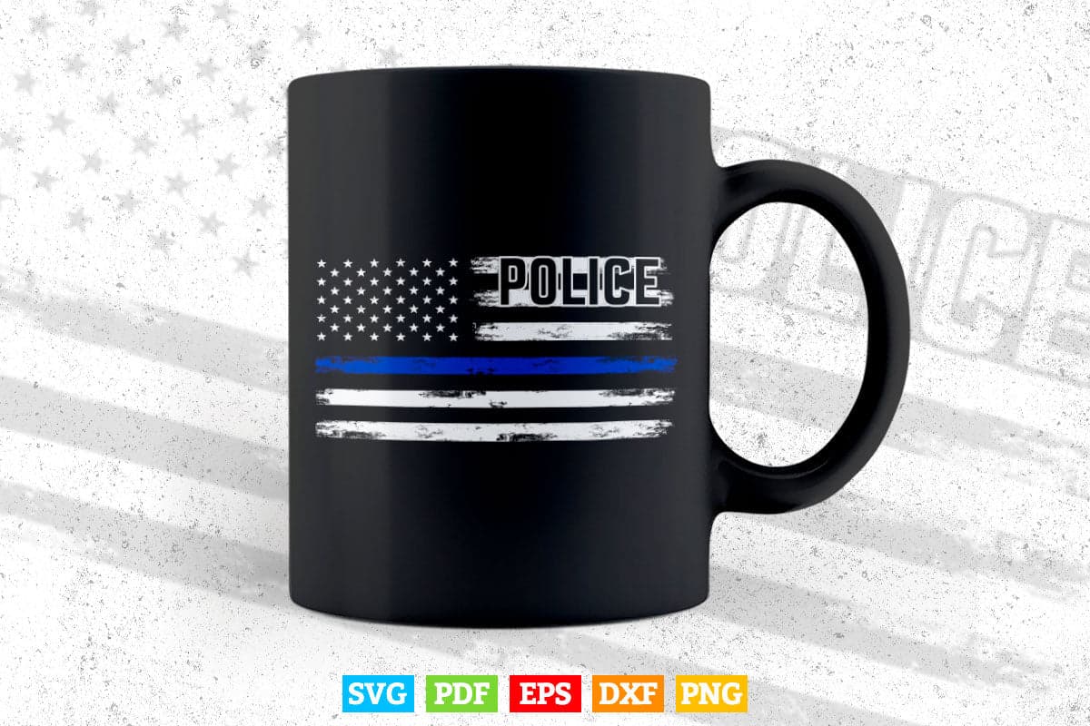 Green Line American Police Blue Line Flag Military Army Svg Cricut Files.