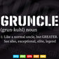 Gruncle Definition Best Uncle Ever Svg T shirt Design.