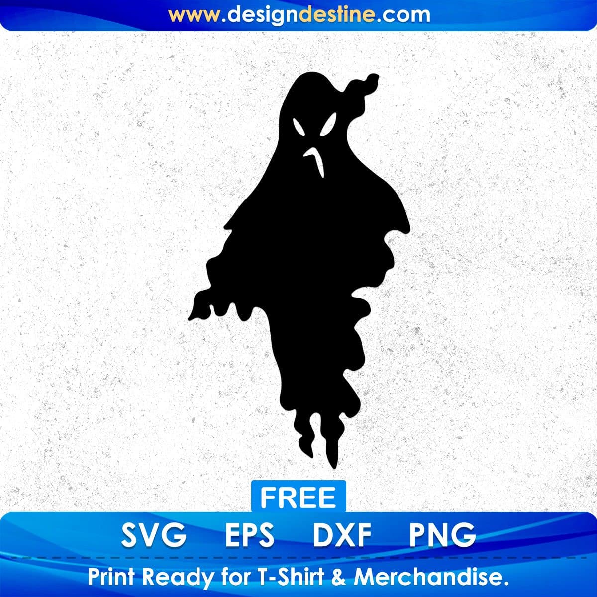 Halloween Ghost Silhouette Vector T shirt Design In Png Svg Cutting Printable Files
