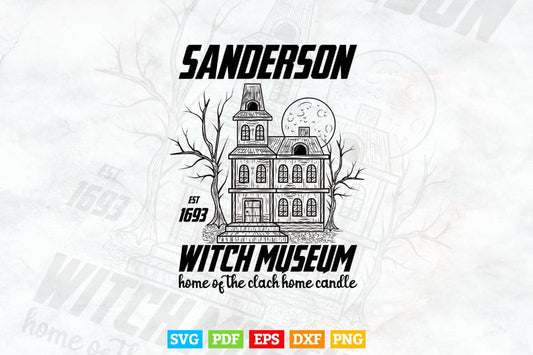 Halloween Women Sanderson Letter Print Graphic Hocus Pocus Svg Png Cut Files.