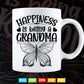 Happiness is Being a Grandma Svg Png Cut Files.