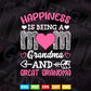 Happiness Is Being A Mom Great Grandma Mother's Day Svg Png Cut Files.