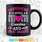 Happiness Is Being A Mom Great Grandma Mother's Day Svg Png Cut Files.