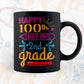 Happy 100th Day Of 2nd Grade School Editable Vector T-shirt Design in Ai Svg Files