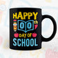 Happy 100th Day Of School Editable Vector T-shirt Design in Ai Svg Files