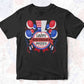 Happy Birthday America 4th Of July T shirt Design In Svg Png Cutting Printable Files