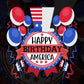 Happy Birthday America 4th Of July T shirt Design In Svg Png Cutting Printable Files