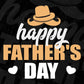 Happy Father's Day Daddy Editable Vector T shirt Design In Svg Png Printable Files