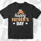 Happy Father's Day Daddy Editable Vector T shirt Design In Svg Png Printable Files