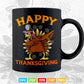 Happy Thanksgiving for Boys Girls Kids Pilgrim Turkey Svg Png Cut Files.