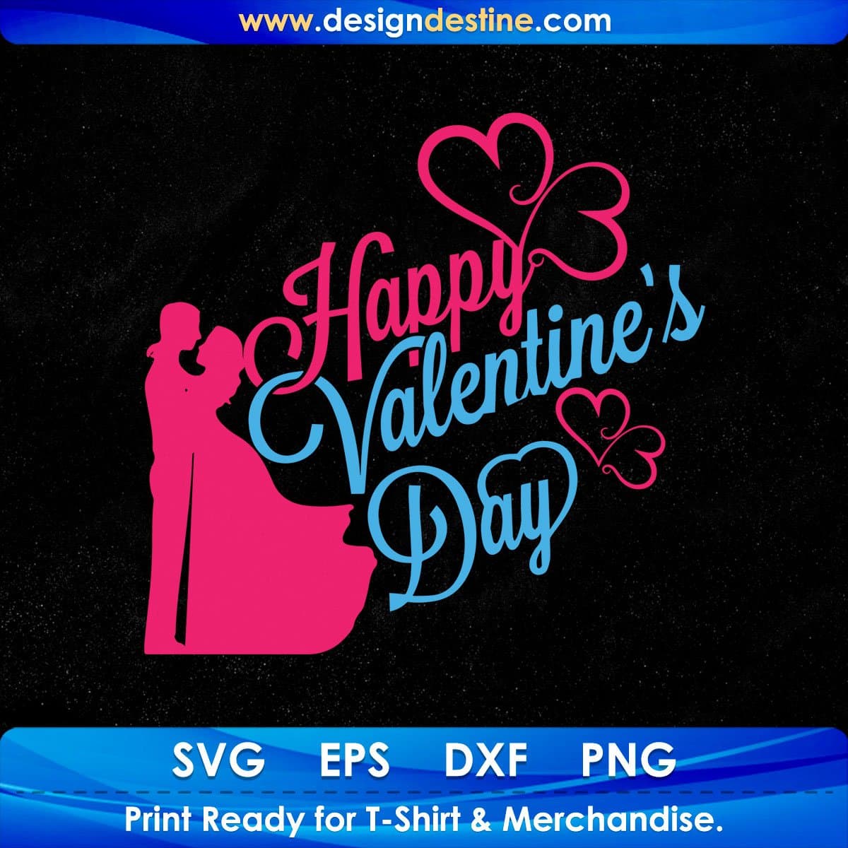 Happy Valentine's Day T shirt Design In Svg Png Cutting Printable Files
