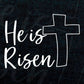 He Is Risen Jesus Vector T-shirt Design in Ai Svg Png Files