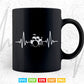 Heartbeat for Drummers Percussionist Svg Files.