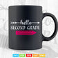 Hello Second Grade Back to School Vector T shirt Design Png Svg Cut Files