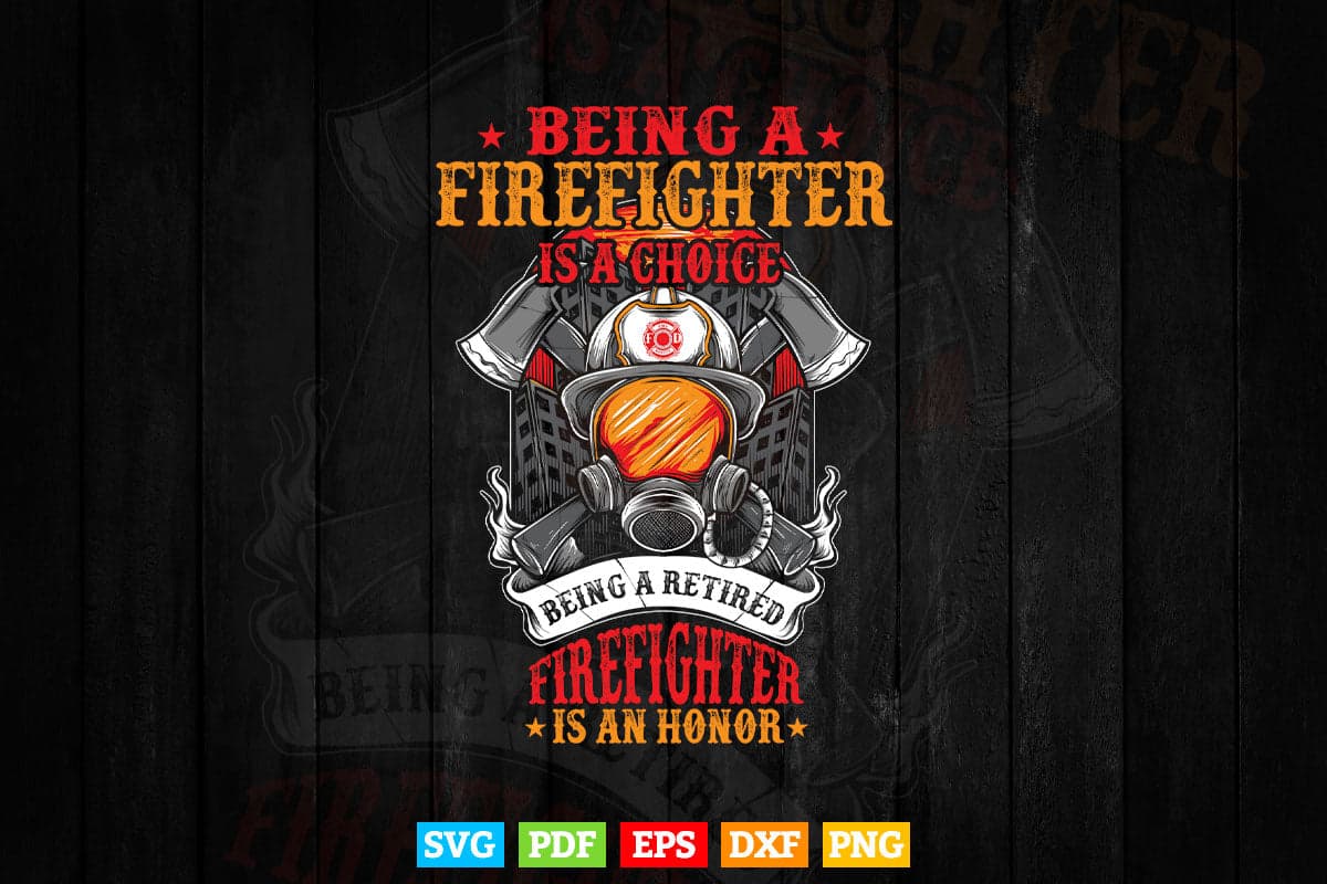 Heroic Fireman Gift Idea Retired Firefighter Life Svg T shirt Design.