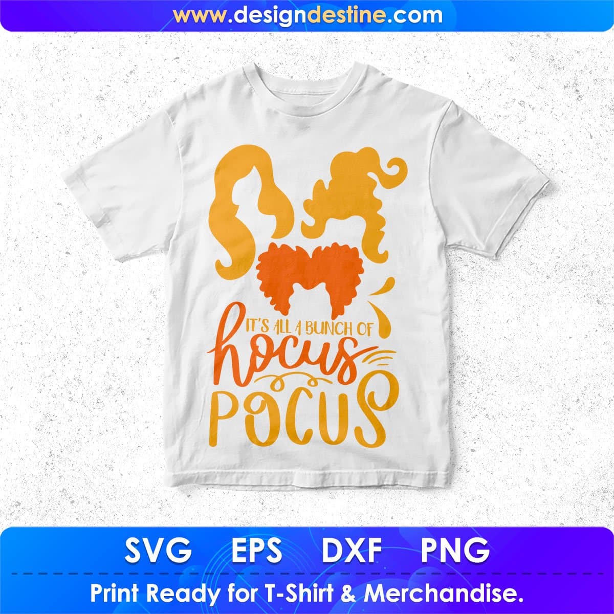 Hocus Pocus Pumpkin Halloween T shirt Design In Svg Cutting Printable Files