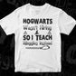 Hogwarts Wasn’t Hiring So I Teach Muggles Instead Editable T shirt Design In Ai Png Svg Cutting Printable Files