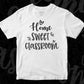 Home Sweet Classroom Editable T shirt Design In Ai Svg Png Cutting Printable Files
