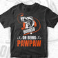 Hooked on Being Pawpaw Father's Day Editable Vector T-shirt Design in Ai Png Svg Files