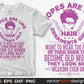 Hopes Are Like Hair Ornaments Girls Want To Wear Too Many Of Them Afro Editable T shirt Design Svg Files