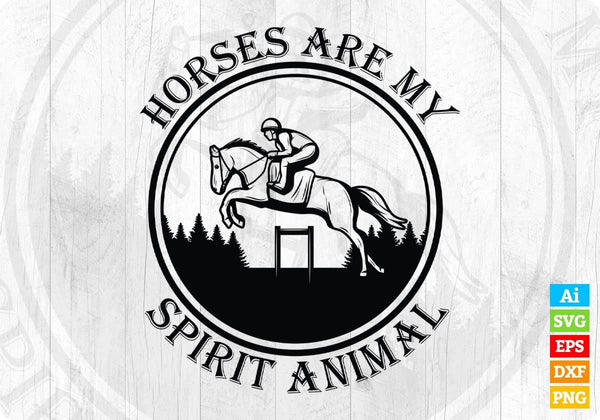 products/horses-are-my-spirit-animal-t-shirt-design-in-svg-png-cutting-printable-files-468.jpg