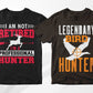 Hunting 50 Editable T-shirt Designs Bundle Part 2
