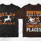 Hunting 50 Editable T-shirt Designs Bundle Part 2