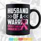 Husband Of A Warrior Breast Cancer Awareness Support Squad Svg Cutting Files