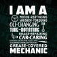 I am a Mechanic Badass Mechanic Gift Young Editable Vector T-shirt Design in Ai Svg Png Files