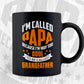 I am Called Papa Because I'm Way Too Cool To Be Called Grandfather Vector T shirt Design in Ai Png Svg Files