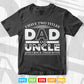I Have to Tittle Dad and Uncle Friends & Family Svg T shirt Design.