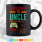 I Leveled Up To Uncle New Uncle Gaming Svg Png Cut Files.