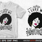 I Love My Kinky Curls Afro Editable T shirt Design Svg Cutting Printable Files