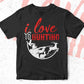 I Love To Hunting Vector T shirt Design In Svg Png Printable Files