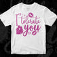 I Tolerate You Valentine's Day T shirt Design In Svg Png Cutting Printable Files