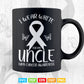 I Wear White For My Uncle Lung Cancer Awareness Butterfly Svg Png Cut Files.