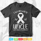 I Wear White For My Uncle Lung Cancer Awareness Butterfly Svg Png Cut Files.