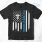 ICU Nurse Distressed American Flag Editable Vector T shirt Design in Ai Png Svg Files.