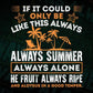 If It Could Only Be like This Always Summer Editable Vector T shirt Design In Svg Png Printable Files