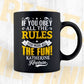 If You Obey All The Rules You Miss All The Fun Motivational Quotes Vector T-shirt Design in Ai Svg Png Files