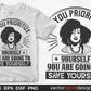 If You Prioritize Yourself You Are Going To Save Yourself Afro Editable T shirt Design Svg Files
