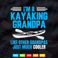 I'm A Kayaking Grandpa Like Other Grandpas Just Much Cooler Svg Cricut Files.