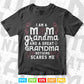 I'm a Mom Grandma Great Nothing Scares Me Mother's Day Svg Png Cut Files.