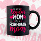 I'M A Not Regular Mom I'M A Fisherman Mom Editable Vector T-shirt Designs Png Svg Files