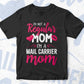 I'M A Not Regular Mom I'M A Mail Carrier Mom Editable Vector T-shirt Designs Png Svg Files