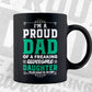 I'm a Proud Dad Birthday Gifts for Dad from Daughter Vector T-shirt Design in Ai Svg Png Cutting Printable Files
