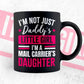 I'm Not Just Daddy's Little Girl I'm a Mail Carrier's Daughter Editable Vector T-shirt Designs Png Svg Files