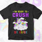 I'm Ready To Crush 1st Grade Back To School Editable Vector T-shirt Designs Svg Files