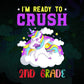 I'm Ready To Crush 2nd Grade Back To School Editable Vector T-shirt Designs Svg Files